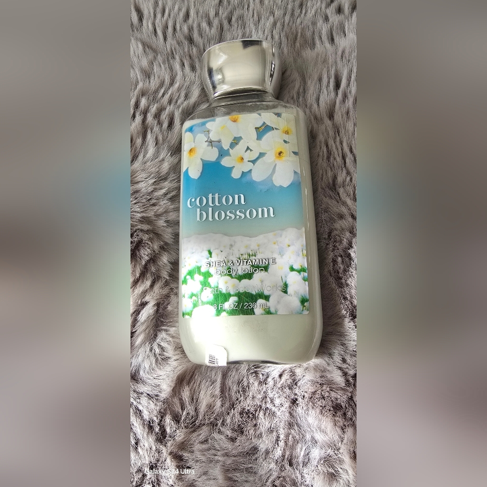 Bath & Body Works COTTON BLOSSOM Body Lotion 8 oz Retired Discontinued SEALED